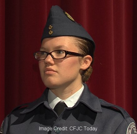 Leading Air Cadet Shannon Young Governor General award